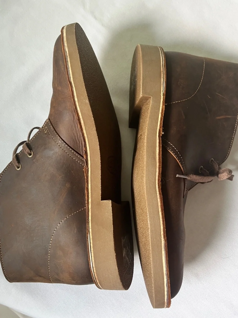 CLARKS Bushacre 2 Chukka Boots, Men's size 10M, like new!